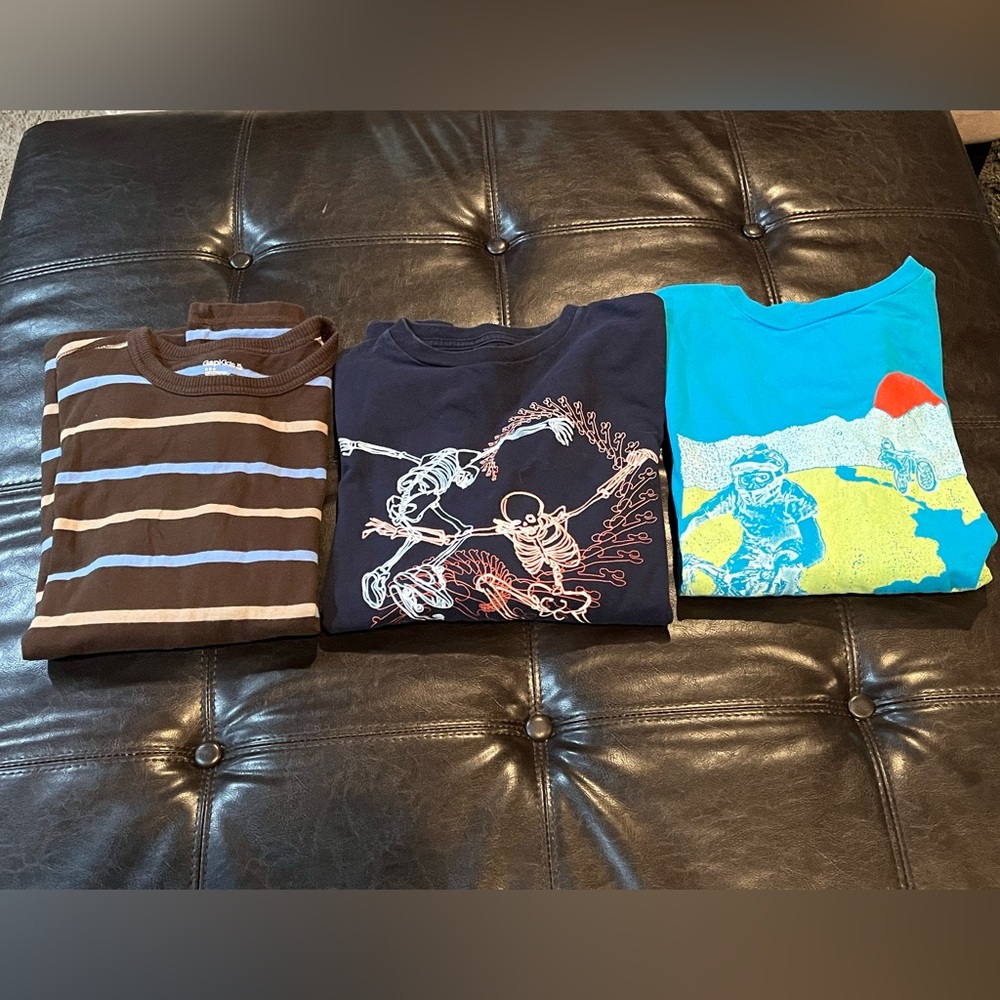 Lot of 3 Gap Kids LS tees